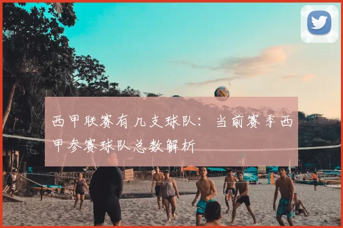 西甲联赛有几支球队:当前赛季西甲参赛球队总数解析