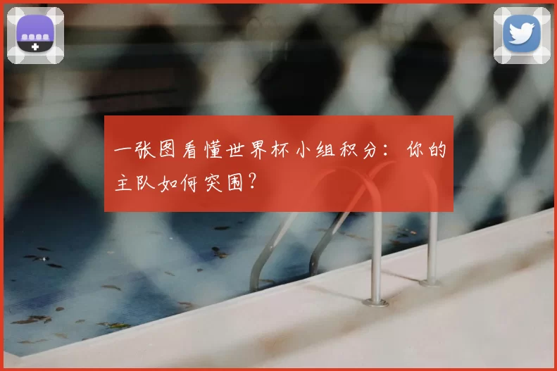 一张图看懂世界杯小组积分:你的主队如何突围?