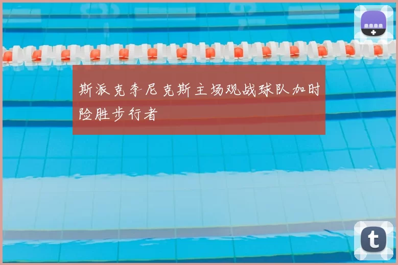 斯派克李尼克斯主场观战球队加时险胜步行者